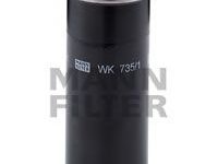 Filtru combustibil AUDI A6 (4F2, C6) - OEM - MANN-FILTER: WK735/1|WK 735/1 - Cod intern: W02123657 - LIVRARE DIN STOC in 24 ore!!!