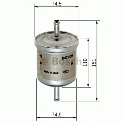 Filtru combustibil AUDI A6 Avant (4B5, C5) - Cod i