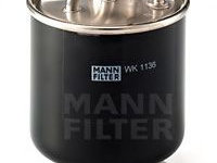 Filtru combustibil AUDI A8 (4E_) (2002 - 2010) MANN-FILTER WK 1136