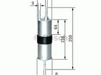 Filtru combustibil BMW 3 (F30, F35, F80) (2011 - 2016) BOSCH F 026 403 754