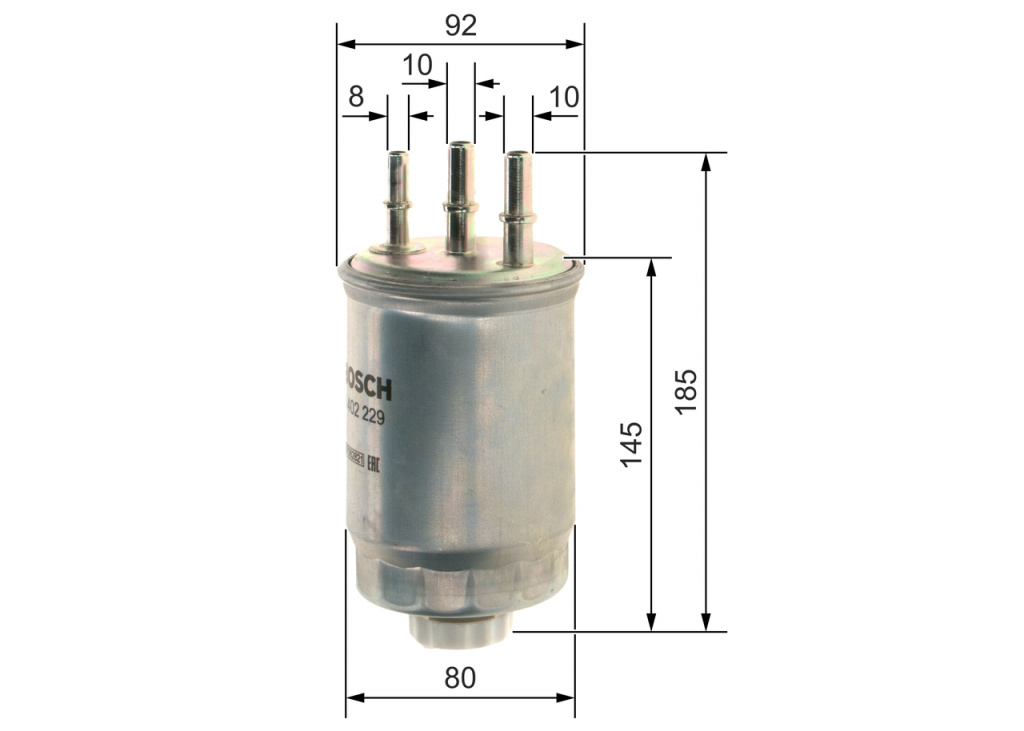 Filtru combustibil BOSCH SSANGYONG RODIUS I 2005-2010 - F 026 402 229