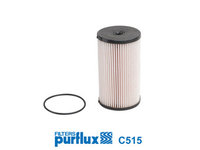 Filtru combustibil C515 PURFLUX pentru Seat Leon Vw Caddy Skoda Octavia Vw Passat Vw Jetta Vw Vento Skoda Superb Skoda Yeti Skoda Laura Vw Tiguan Vw Touran Vw Eos Vw Cc Audi A3 Seat Altea Seat Toledo Vw Beetle Vw Novo