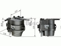 Filtru combustibil CITROËN C3 II (2009 - 2016) Bosch 0 450 906 460