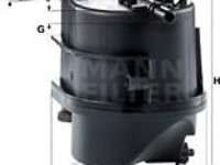 Filtru combustibil CITROËN C4 cupe LA MANN-FILTER WK 939/2 z