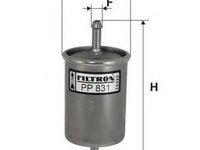 Filtru combustibil CITROËN XANTIA (X1) (1993 - 1998) FILTRON PP831