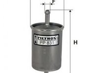 Filtru combustibil CITROEN AX ZA- FILTRON PP831