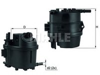 Filtru combustibil CITROEN C1 PM PN MAHLE ORIGINAL KL779