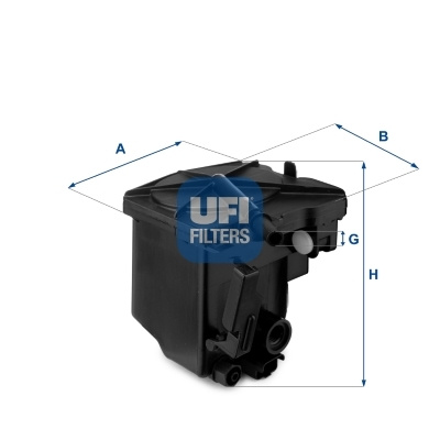 Filtru combustibil # CitroEn C3 2002 2003 2004 2005 2006 2007 2008 2009 2010 2011 2012 2013 2014 2015 2016 2017 2018 2019 2020 2021 2022 2023 2024 2025 # 24 027 00 # UFI