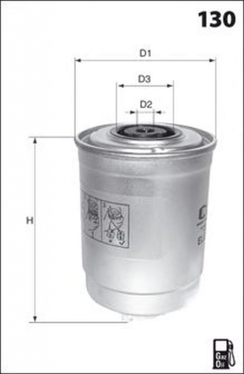 Filtru combustibil CITROEN C4 II B7 LUCAS FILTERS 