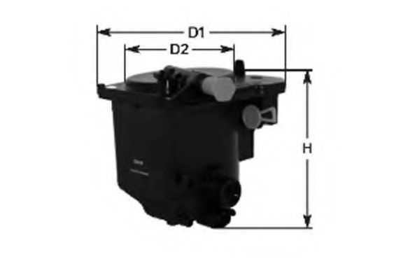 Filtru combustibil CITROEN C4 Picasso I (UD) (2007