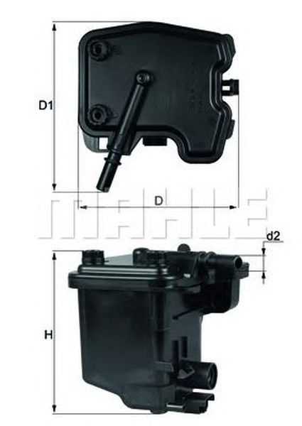 Filtru combustibil Citroen C4 Picasso I UD KNECHT KL431D