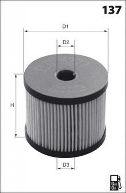 Filtru combustibil CITROEN C5 II RC LUCAS FILTERS 