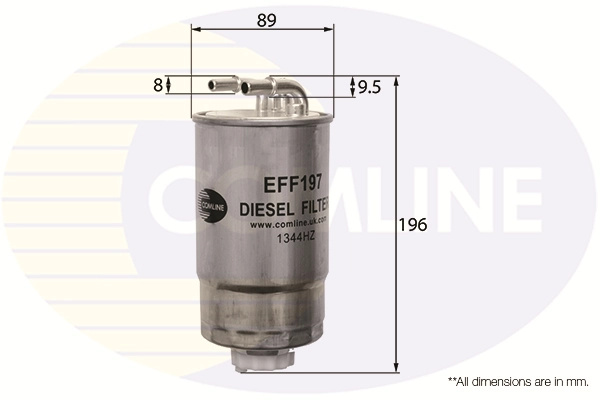 Filtru combustibil Comline VAUXHALL CORSA Mk III (D) (S07) 2006-2014 - EFF197