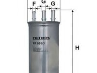 Filtru combustibil DACIA DUSTER (2010 - 2016) FILTRON PP988/3 piesa NOUA