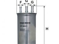 Filtru combustibil DACIA DUSTER FILTRON PP9883