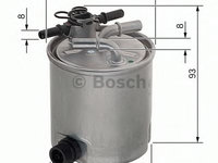 Filtru combustibil DACIA LOGAN MCV (KS_) (2007 - 2016) Bosch F 026 402 072