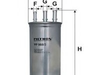 Filtru combustibil DACIA LOGAN MCV (KS) (2007 - 2016) FILTRON PP988/3 piesa NOUA