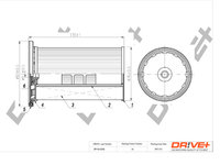 Filtru combustibil (DP1110130102 DRIVE) AUDI,SEAT,VW