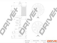 Filtru combustibil (DP1110130107 DRIVE) ALFA ROMEO,ARO,AUDI,BEDFORD,BMC,CARBODIES,CASE IH,CHEVROLET,Citroen,DACIA,DAEWOO,DAF,DEUTZ-FAHR,EBRO,FENDT,FIAT,FORD,INTERNATIONAL HARV.,IVECO,LADA,LAND ROVER,L