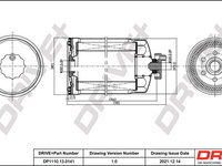 Filtru combustibil (DP1110130141 DRIVE) IVECO,JEEP,OTOKAR