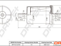 Filtru combustibil (DP1110130147 DRIVE) Citroen,DS,FIAT,IRAN KHODRO (IKCO),LANCIA,NISSAN,OPEL,PEUGEOT,SMART,ZASTAVA