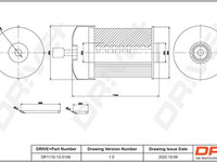 Filtru combustibil (DP1110130156 DRIVE) DACIA,MERCEDES-BENZ,NISSAN,RENAULT