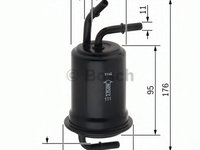 Filtru combustibil F 026 403 012 BOSCH pentru Audi A6 Audi R8 Audi A4 Audi A8 Seat Exeo