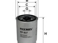 Filtru combustibil FIAT DUCATO platou / sasiu (290) (1989 - 1994) FILTRON PP837