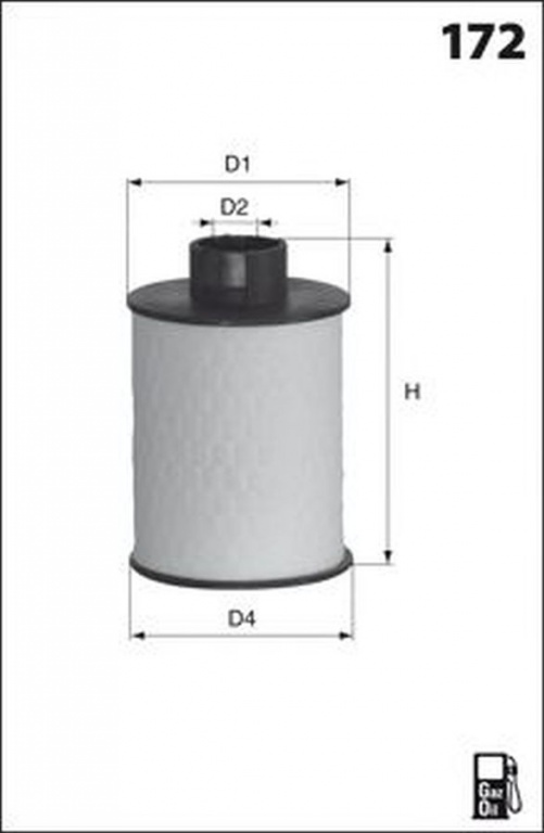 Filtru combustibil FIAT IDEA 350 LUCAS FILTERS LFDE150