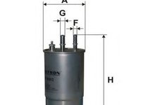 Filtru combustibil FIAT PUNTO EVO (199) (2008 - 2016) FILTRON PP966/3