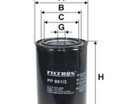 Filtru combustibil FILTRON PP 861/3