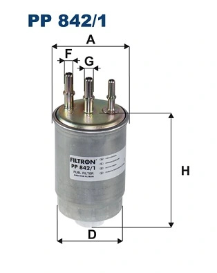 Filtru combustibil Filtron SSANGYONG REXTON / REXTON II VAN 2011-2013 - PP 842/1