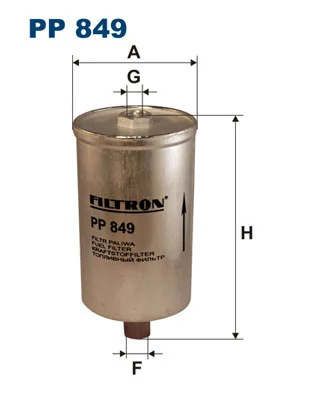 Filtru combustibil Filtron VW CADDY I (14) 1985-1992 - PP 849