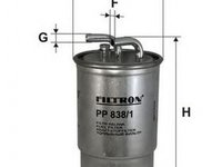 Filtru combustibil FORD ESCORT CLASSIC AAL ABL FILTRON PP8381