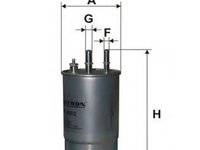 Filtru combustibil FORD KA (RU8) (2008 - 2016) FILTRON PP966/3 piesa NOUA