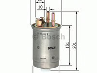 Filtru combustibil FORD MONDEO Mk III limuzina (B4Y) (2000 - 2007) BOSCH 0 450 906 376