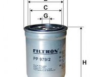 Filtru combustibil HYUNDAI i10 PA FILTRON PP9792