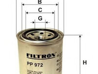 Filtru combustibil ISUZU TROOPER deschis (2000 - 2016) FILTRON PP972 piesa NOUA