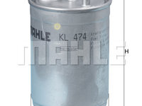 Filtru combustibil (KL474 MAHLE KNECHT) FIAT