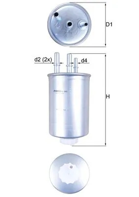 Filtru combustibil KNECHT SSANGYONG RODIUS I 2005-2010 - KL 505