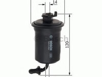 Filtru combustibil LEXUS LX (UZJ100) (1997 - 2008) BOSCH F 026 403 757 piesa NOUA