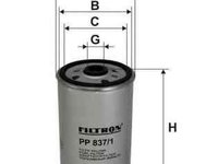 Filtru combustibil MAN LION S Confort FILTRON PP837/1