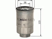 Filtru combustibil MAZDA 323 F/P Mk VI (BJ) (1998 - 2004) Bosch 1 457 434 440