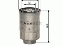 Filtru combustibil MAZDA 323 S Mk VI (BJ) (1998 - 2004) Bosch 1 457 434 440