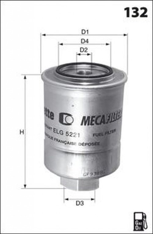 Filtru combustibil MAZDA MPV II LW LUCAS FILTERS LFDS132