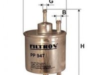 Filtru combustibil MERCEDES-BENZ A-CLASS W168 FILTRON PP947