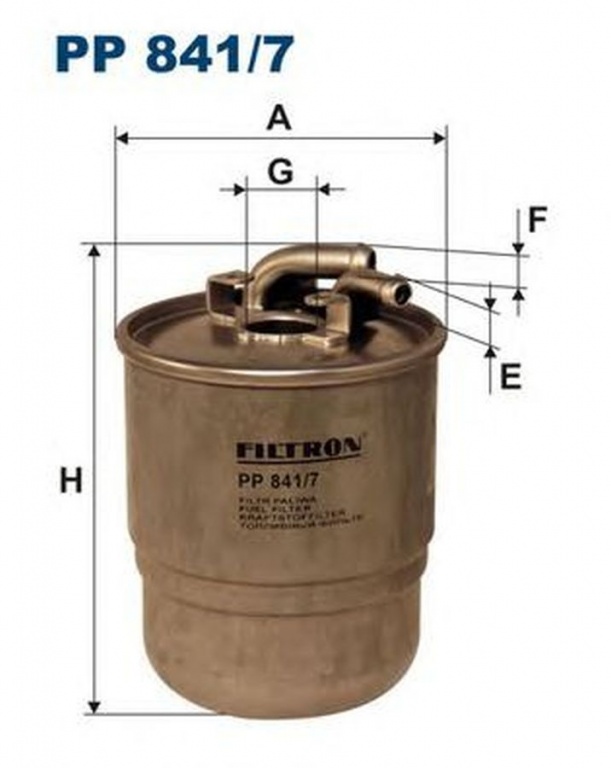 Filtru combustibil MERCEDES-BENZ C-CLASS T-Model S204 FILTRON PP8417