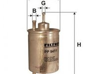 Filtru combustibil MERCEDES-BENZ SLK R170 FILTRON PP9471