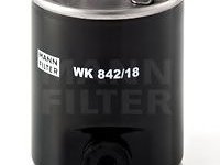 Filtru combustibil MERCEDES-BENZ SPRINTER 4,6-t platou/sasiu (906) - OEM - MANN-FILTER: WK842/18|WK 842/18 - Cod intern: W02231098 - LIVRARE DIN STOC in 24 ore!!!