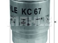 Filtru combustibil NISSAN PATHFINDER III (R51) (2005 - 2016) MAHLE ORIGINAL KC 67